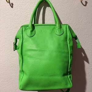 Beck Pack Leather Beck Bag in Green